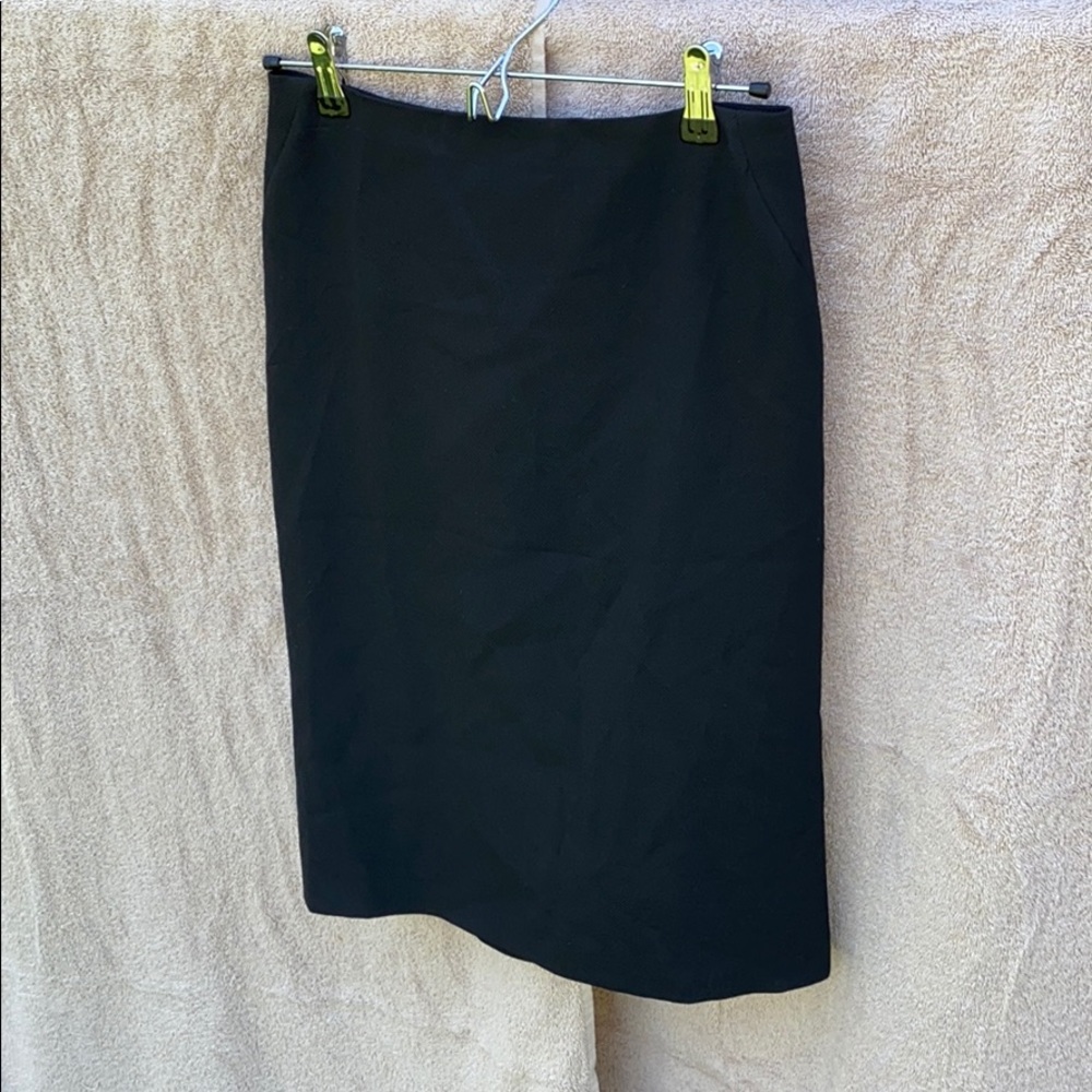 Black Mossimo Peplum Pencil Skirt, 6
